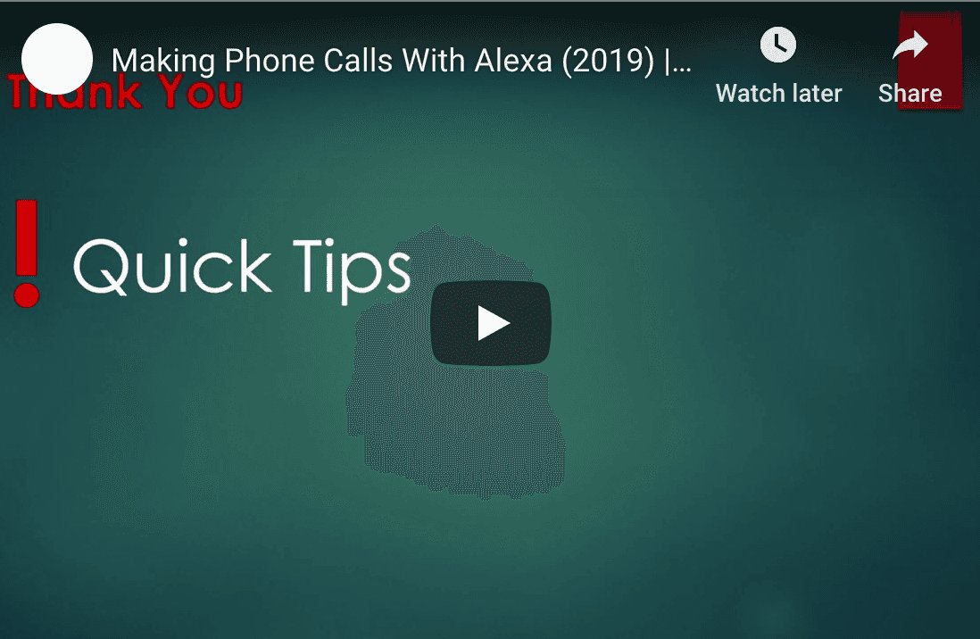 Calling With Alexa